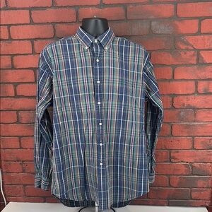 Ralph‎ Lauren Men's Large Checkered Button-Down Shirt – Classic, Versatile